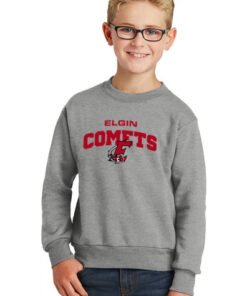 Youth Crewneck Red logo