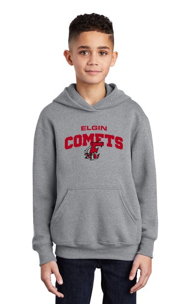 Youth Hoodie Red Logo