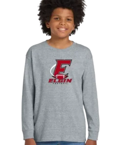 Youth Long Sleeve Shirt E Logo