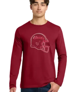 Long Sleeve Shirt Helmet Logo