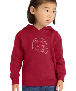 Toddler Hoodie Helmet Logo