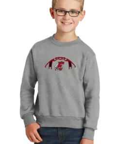 Youth Crewneck Football Logo