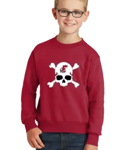 Youth Crewneck Skull Logo