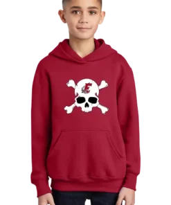 Youth Hoodie Skull Logo